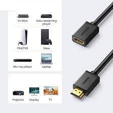 Cáp HDMI nối dài 0,5M hỗ trợ 4K 2K chính hãng Ugreen 10140